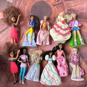 Barbie Happy Meal Toys Lot Of 11 Vintage 90s Toy
